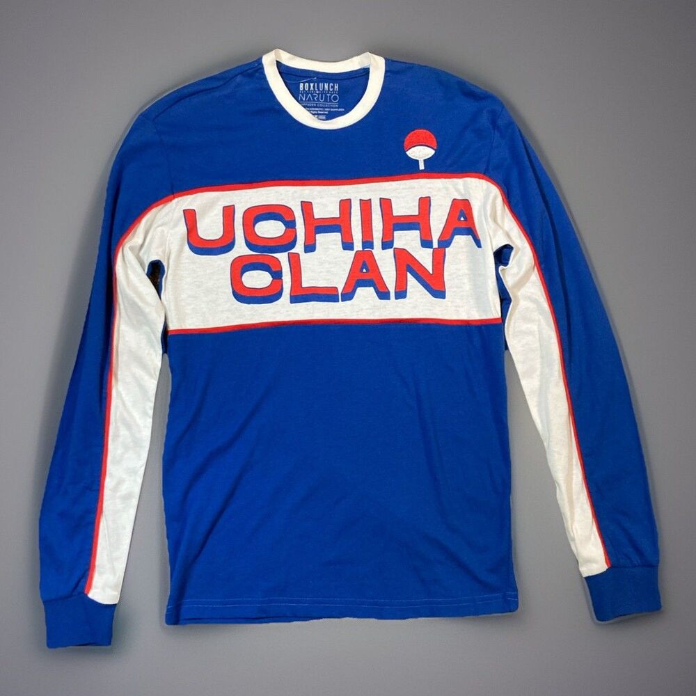 Naruto Shippuden Uchiha Clan Panel Long Sleeve T-Shirt - BoxLunch Exclusive XS